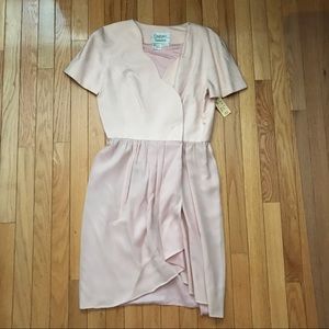 Vintage dusty rose evening dress